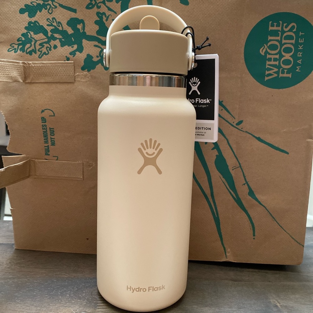 Almond Hydro Flask Whole Foods Special Edition